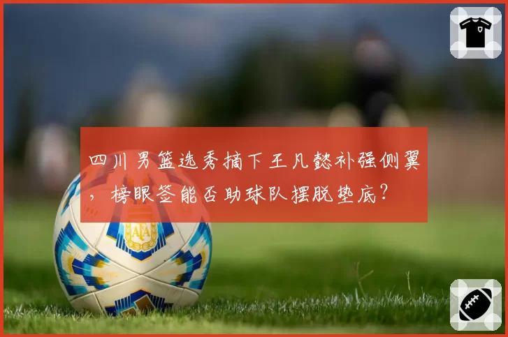 四川男篮选秀摘下王凡懿补强侧翼,榜眼签能否助球队摆脱垫底?